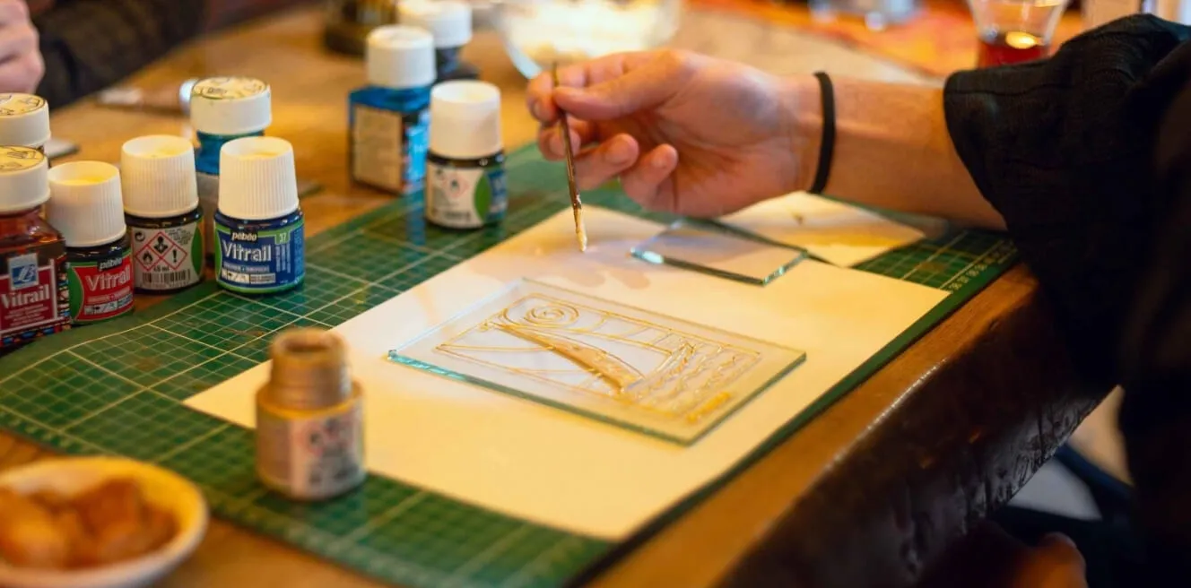 Stained Glass Painting Workshop